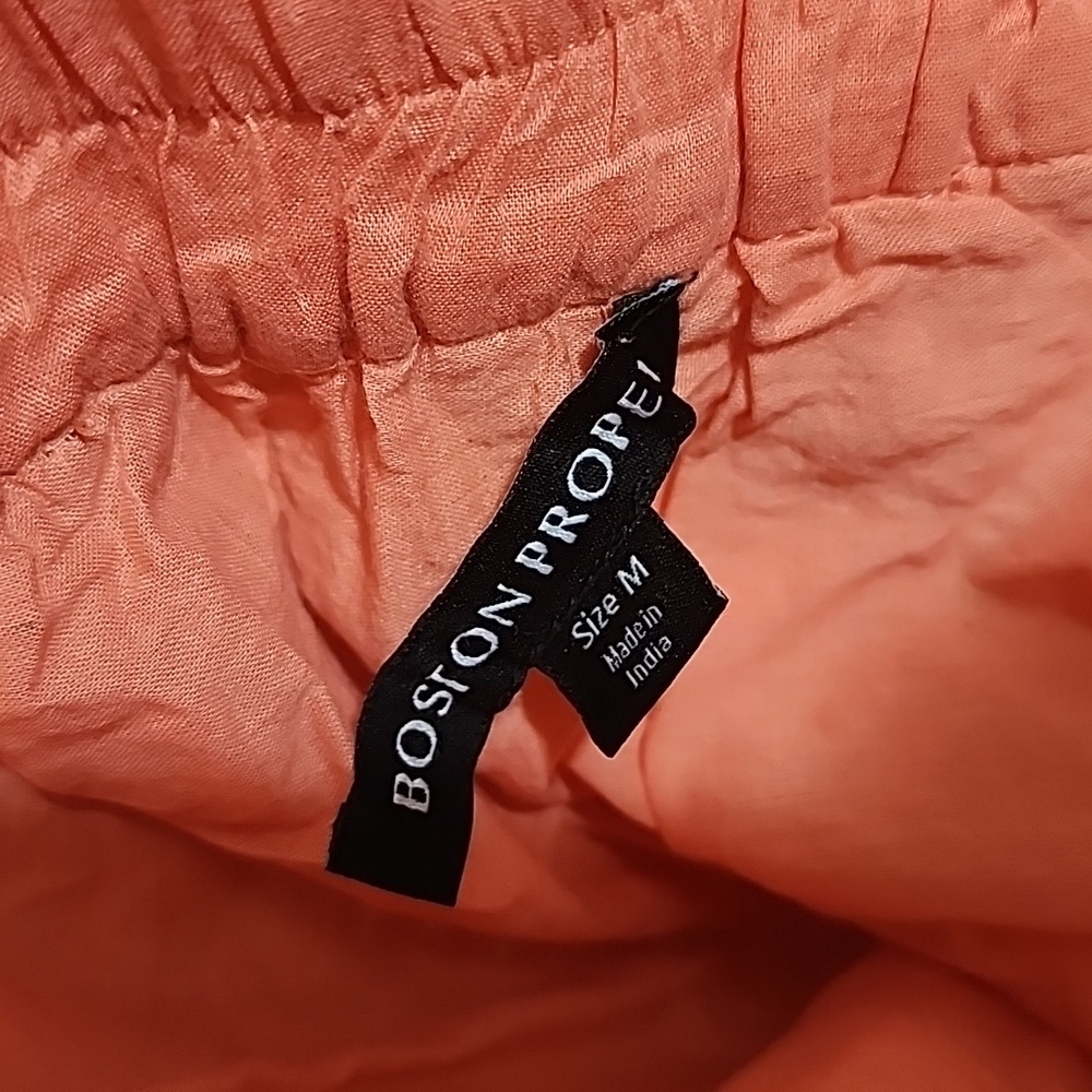 🧡 BOSTON PROPER Coral METALLIC EMBROIDERED EYELET MAXI SKIRT 🧡 - Picture 17 of 17